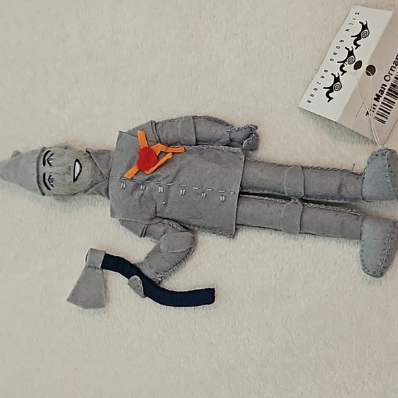 Silk Road Bazaar Tin Man Handmade Felt Ornament - Picture 2 of 11